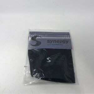Synergy Thermo Fleece Cycling Leg Warmers, Men's Size L/XL - Black